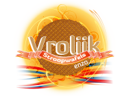 vrolijk stroopwafels