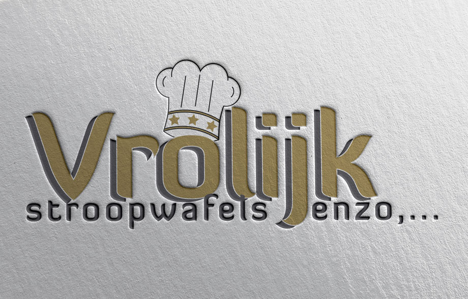 logo ontwerp vrolijk stroopwafels enzo