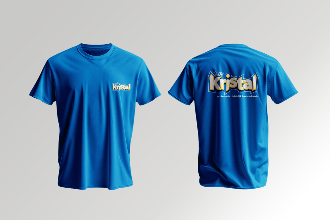 shirt ontwerp basisschool het kristal